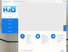 Tablet Screenshot of lavanderiah2o.com